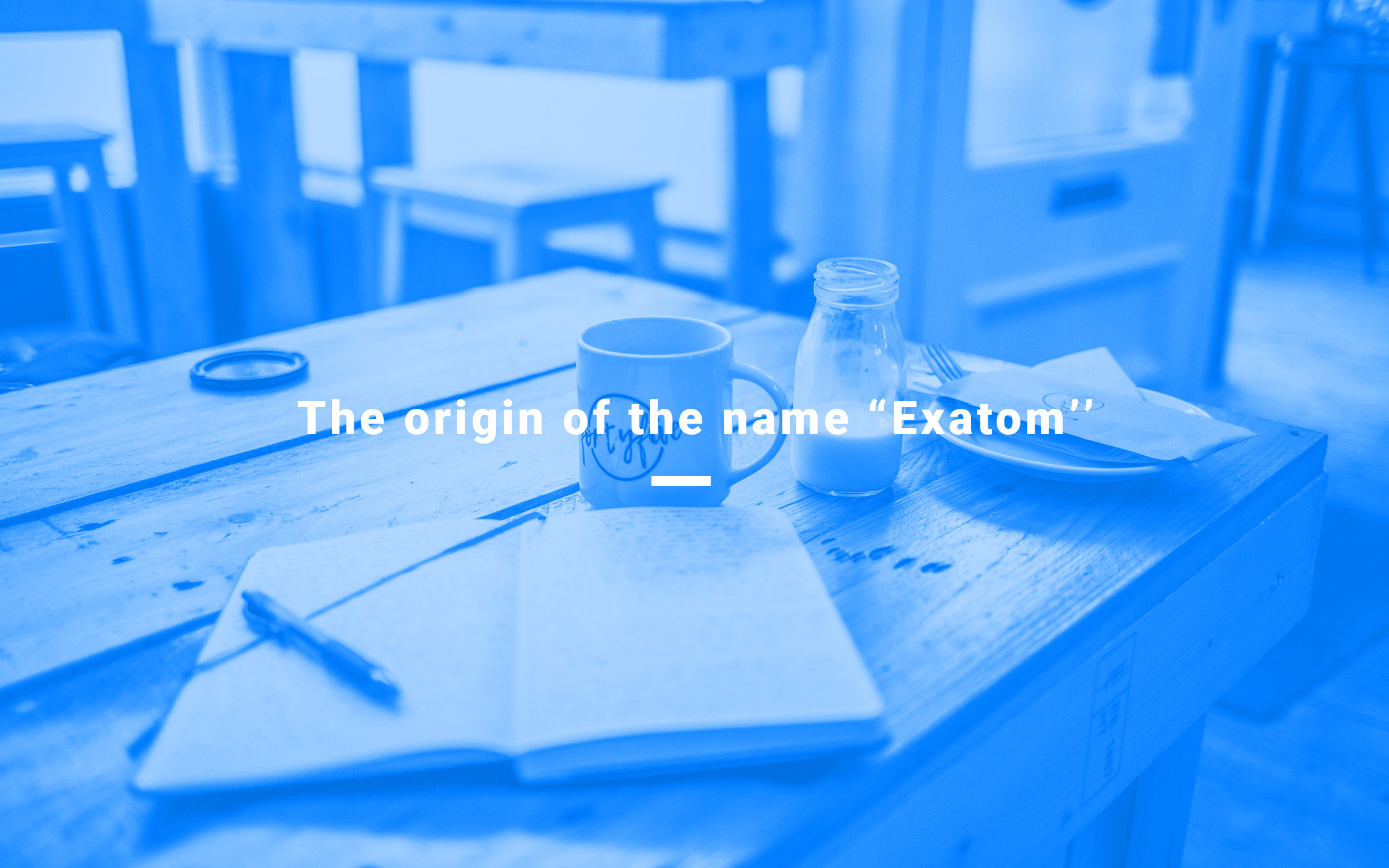 The origin of the name Exatom